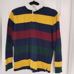 Polo Rugby Ralph Lauren Boys L14-16 Striped Tiny flaw see photo